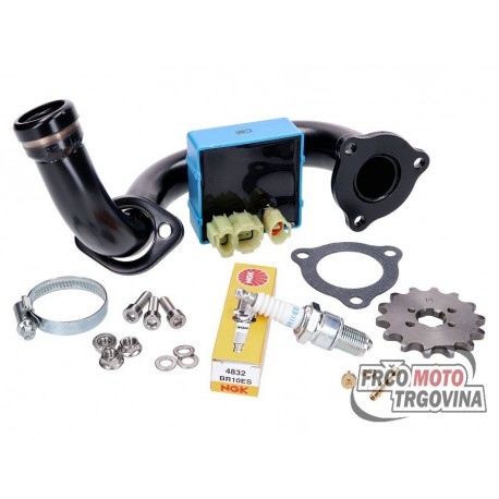 Premium de-throttling kit for Derbi Senda, Aprilia RX 50, SX 50, Gilera RCR, SMT 2018- (Euro4)