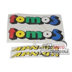 Sticker set  Tomos APN4H