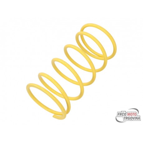  torque spring Malossi yellow K7.3 / L153mm for Aprilia, Gilera, Piaggio 500cc