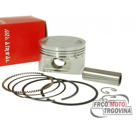 piston kit Airsal sport 149.5cc 57.4mm for 152QMI, GY6 125cc, Kymco AC 125, 150cc