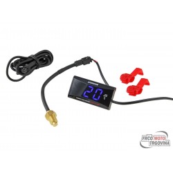 Merilnik/termostat temperature Voca Racing z modrim LED prikazom