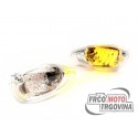 Pair of indicators -BGM ORIGINAL, LED- Gilera Runner (-2005) - amber