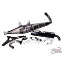 Exhaust VOCA Corse black for Aprilia, Gilera, Italjet, Piaggio 125, 150 2T