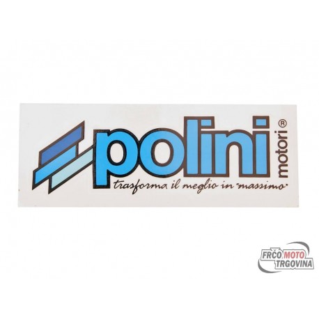 Sticker Polini logo 120x40mm