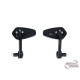  handle bar end mirror set aluminum CNC black