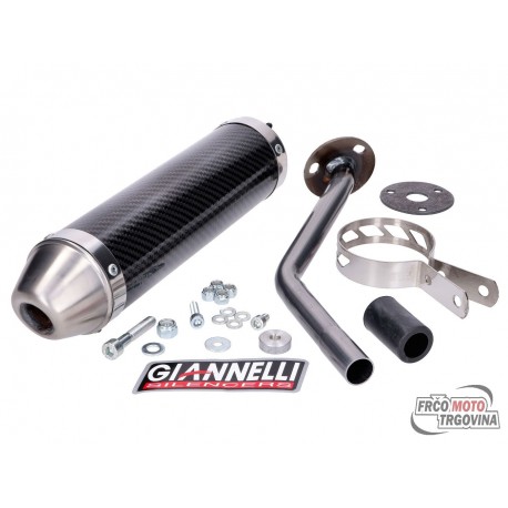 muffler Giannelli carbon for Rieju MRX, SMX, RRX 50 02-03