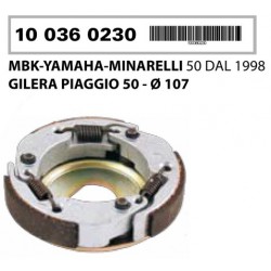 Sklopka RMS d.105/107 mm original - Piaggio , Gilera , Minarelli , Kymco