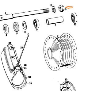 Matica osovine APN (M12x1)