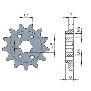 Zobnik Derbi Senda Fenix 13 zobov