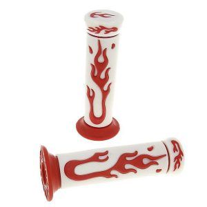 Ročke set Flame - belo / rdeče