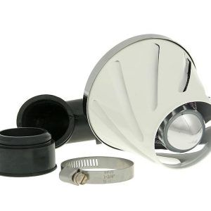 Športni zračni filter Helix POWER 28-35mm + 90 ° BELI