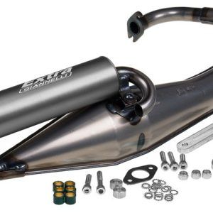 Izpuh Giannelli Extra V2 Titanium (E-pass) Minarelli Vertical - MBK-Yamaha BW- Jog - Zuma