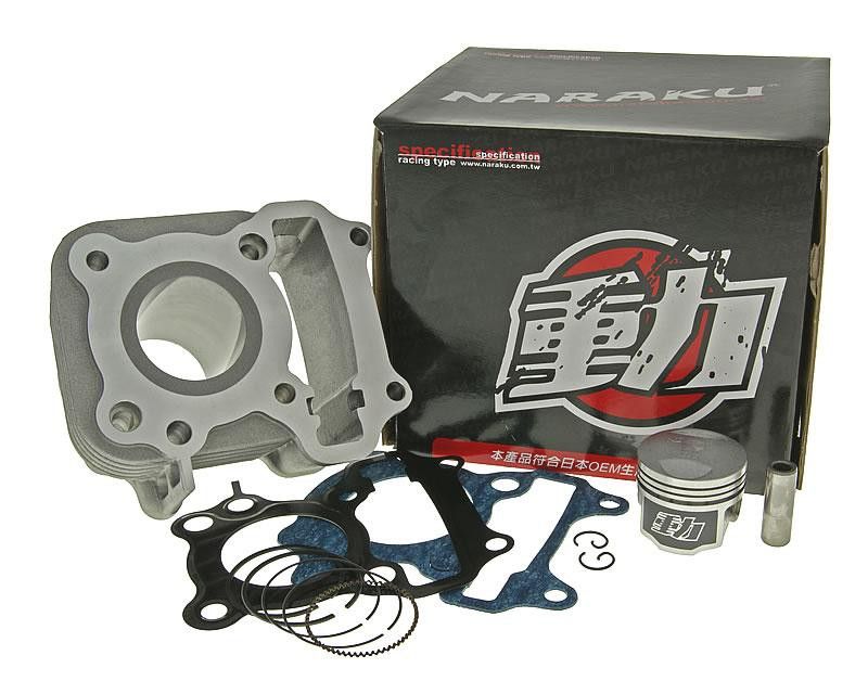 cilinder kit Naraku 50cc SYM 50 4T, Peugeot 50 4T