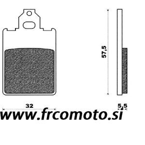 Zavorne ploščice - C4 - F12, X-Limit, DT 50