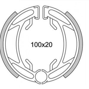 Zavorne obloge XXX Bike - Puch Maxi -100mm