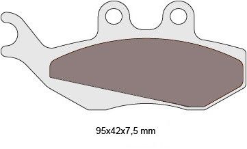 Prednje zavorne obloge Aprilia Gilera MBK Yamaha (AM6)