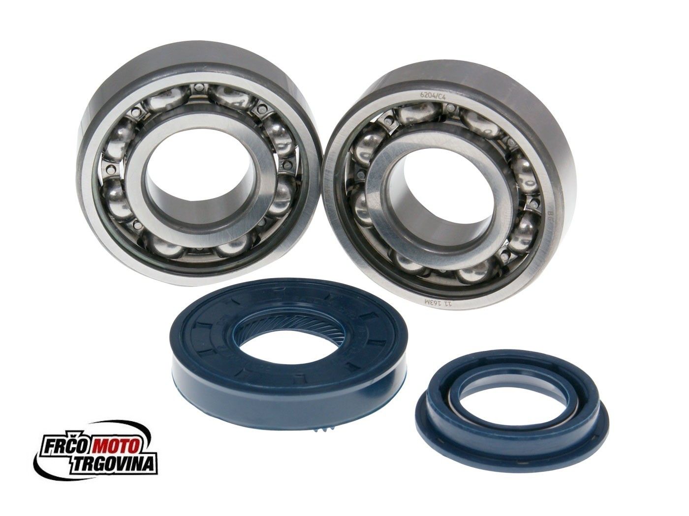 Set ležajev + oljnih tesnil gredi -Naraku- SKF C4 - Aerox , SR, F15, F12,Nitro