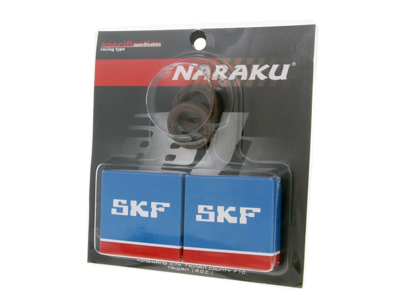 Set ležajev- oljnih tesnil -NARAKU - SKF C4 -Metal Cage -Peugeot Horizontal