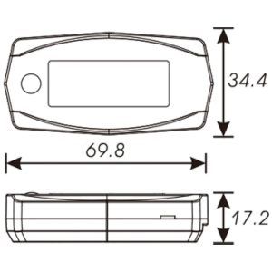 Merilnik ur / obratov - KOSO PRO LED
