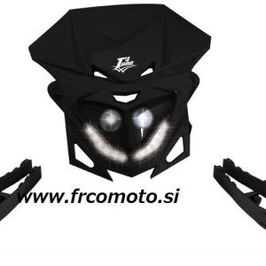 Sprednja luč "Manga" -Črna + led