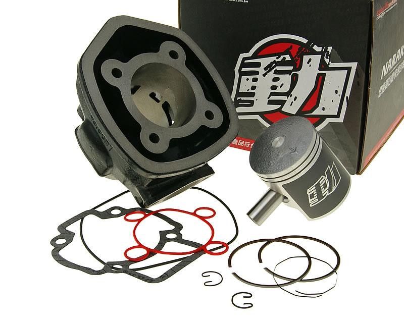 Cilinder kit Naraku 70cc Piaggio LC pentagonal