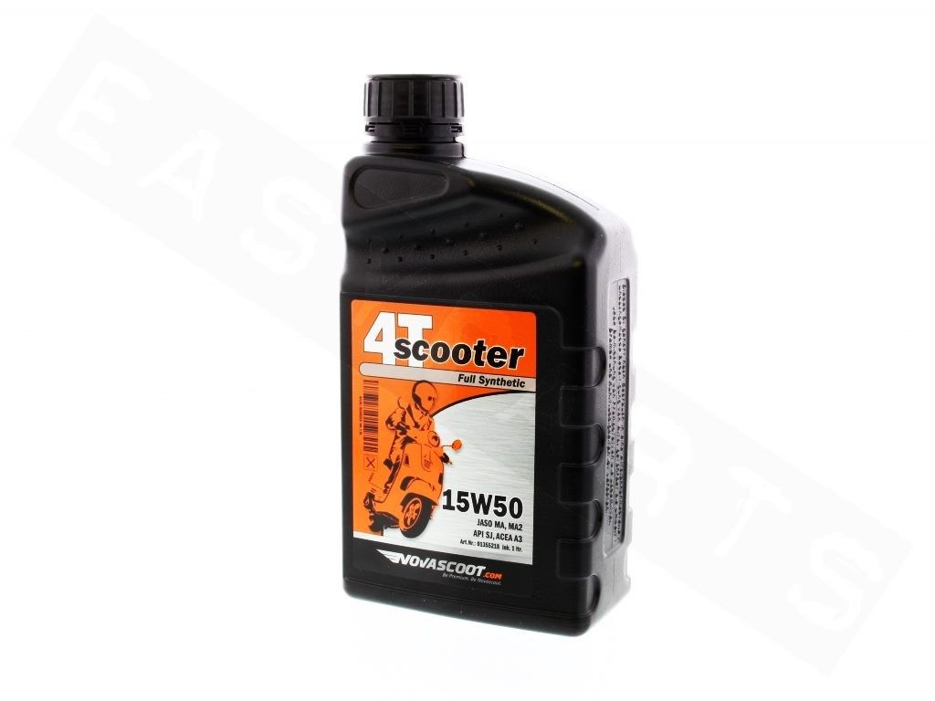 Olje 4T - NOVASCOOT 15W50 Full-Synthetic 4T 1L (Piaggio 350)