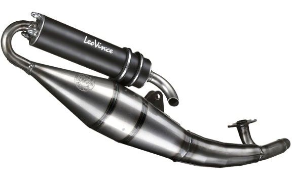 Izpuh Leovince Hand Made TT Black - Minarelli Horizontal - Aerox , Nitro , SR50 , Area51