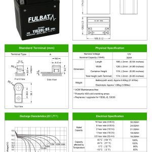 Akumulator Fulbat FIX30L-BS MF