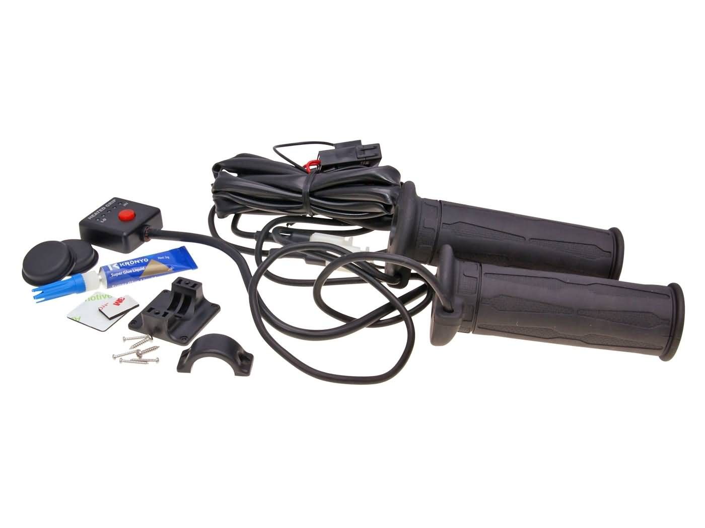 Ogrevane ročke KOSO 130 mm / ATV ( plin na palec ) 22mm