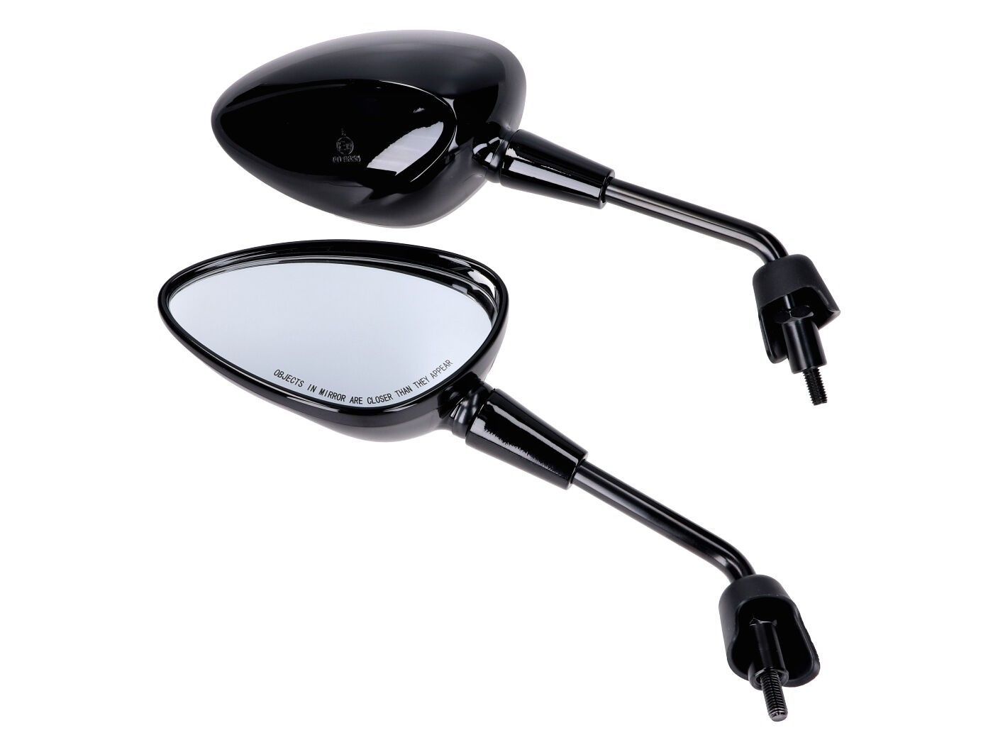 Ogledala set ODF Črna M8 / M10 E-oznaka univerzal