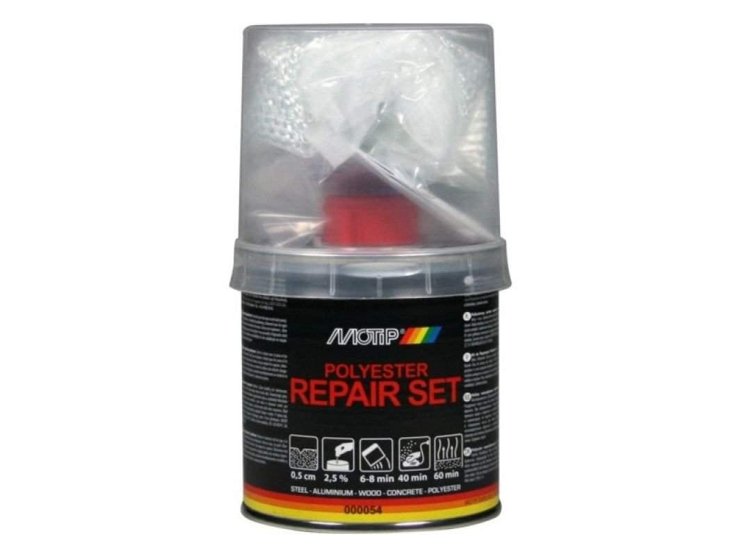 Komplet za popravilo plastik Motip - 250 gr