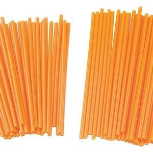 Set 80 kos - oranžne slamice špic platišča 215 mm