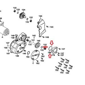 O -Ring 63x3mm pokrova zaganjalne gredi Kymco