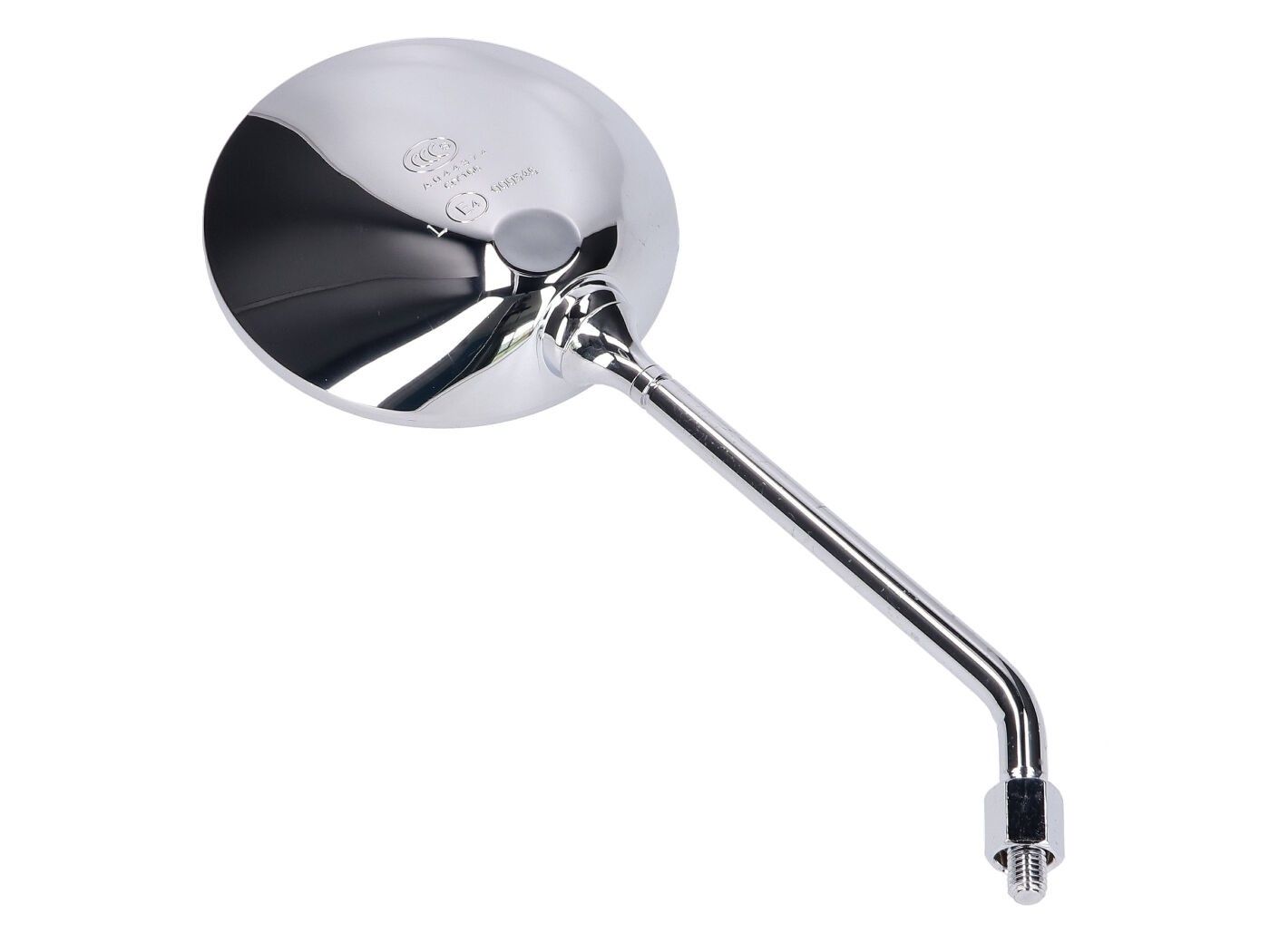 Ogledalo levo M8 kromirano za Vespa LX 50 2-, 4-taktna, Liberty 50-200 4-taktna