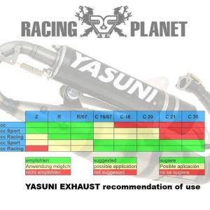 Izpuh Yasuni Carrera 16 alu za Piaggio, Gilera