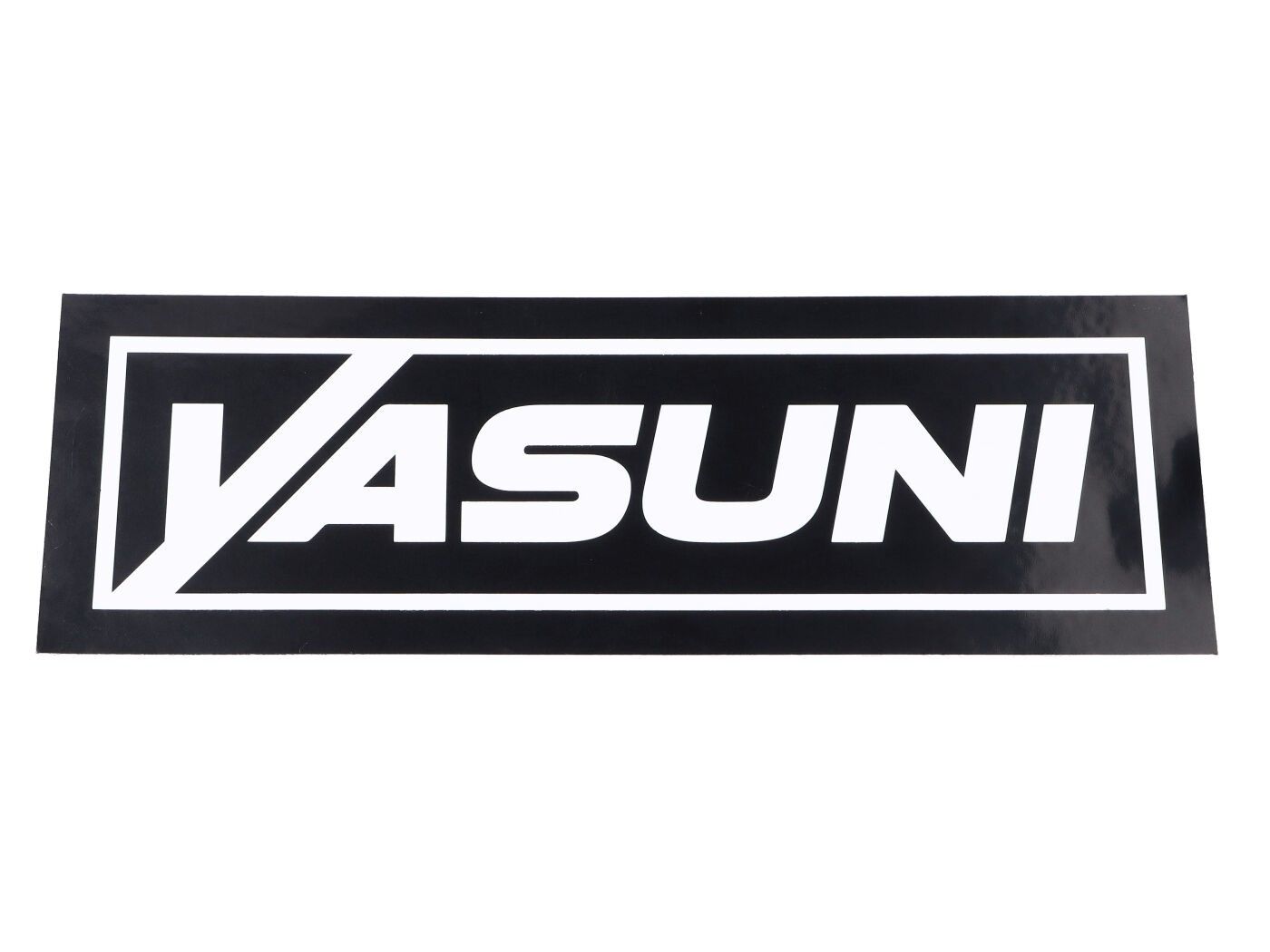 Nalepka zadnji dušilec 110x25mm YASUNI