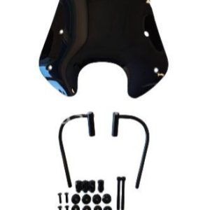 Vetrobran - nizek črni - Piaggio Zip ( z vso montažo)