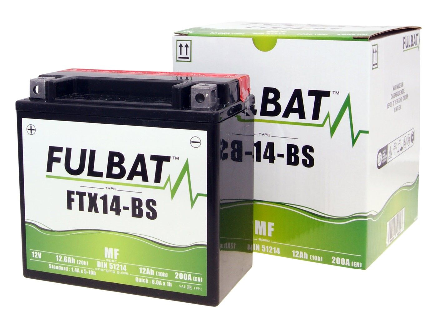 Akumulator Fulbat FTX14-BS MF brez vzdrževanja