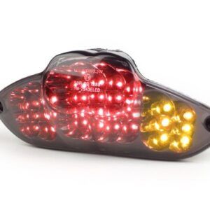 Zadnja luč -BGM-črna LED s funkcijo smernikov- Gilera Runner (2006-), DNA - črna