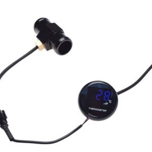 Merilnik z adapterjem temparature 18mm z modrim LED prikazom