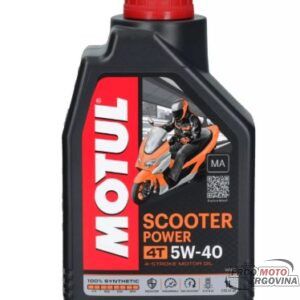 Olje Motul 4T Scooter Power 5W40 1 Liter