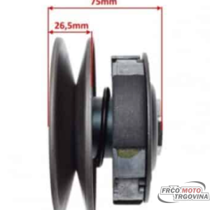 Jermenica komplet (sklopka) s pokrovom (zvonom,ohišjem,bobnom sklopke) – SYM ORBIT 50ccm 4T, 112mm XS1P37