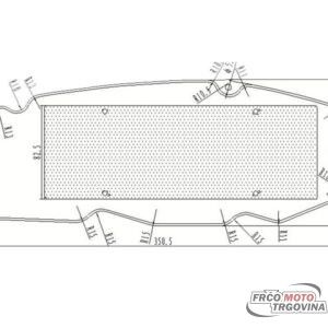 Zračni filter - Honda FSC 400 (06-), FSC 600 (01-11) Silver Wing