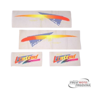 Nalepke set Tomos Limited - Neon