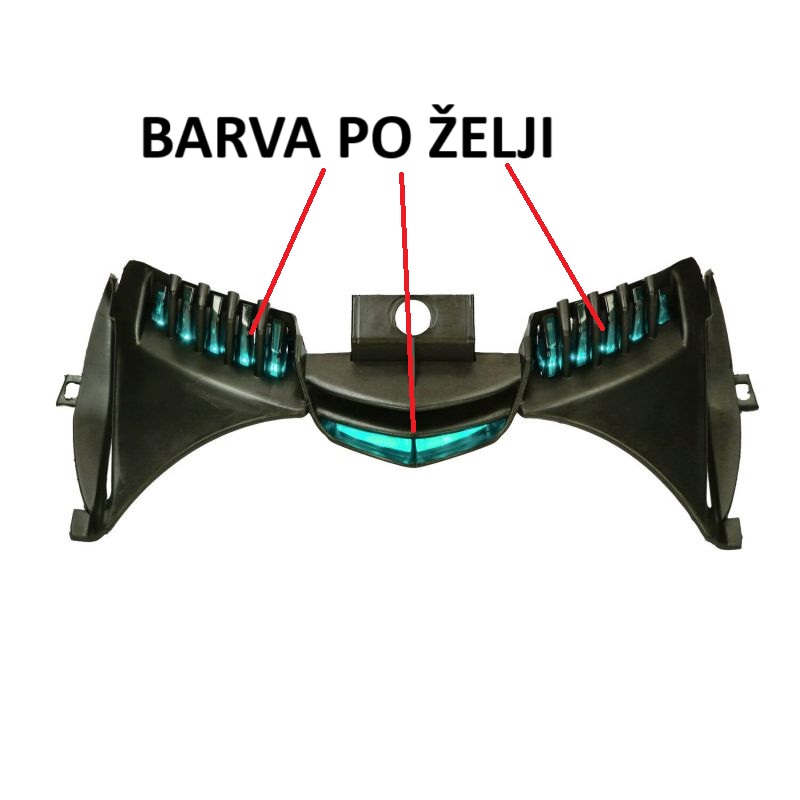 LED luči za sprednjo masko – Piaggio ZIP (od 2000 dalje) – RGB - slika 3
