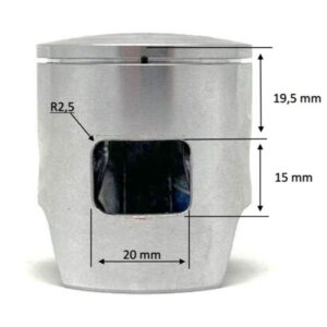 Italkit bat – D.49,00 mm, sornik 14 mm – za lamelni sesalni sistem (Tomos / Puch)