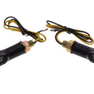 Dinamični LED smerniki – črni, prozorna leča, 9 LED, E24 oznaka