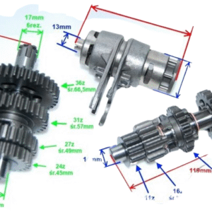 Menjalna enota GEAR BOX ASSY – 110 ccm 4T