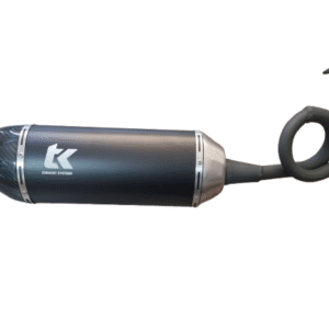 Izpuh Turbokit H2 - Črni - GY6 139QM- ( z lambda sondo prikluček )