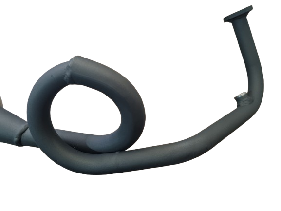 Izpuh Turbokit H2 - Črni - GY6 139QM- ( z lambda sondo prikluček ) - slika 3